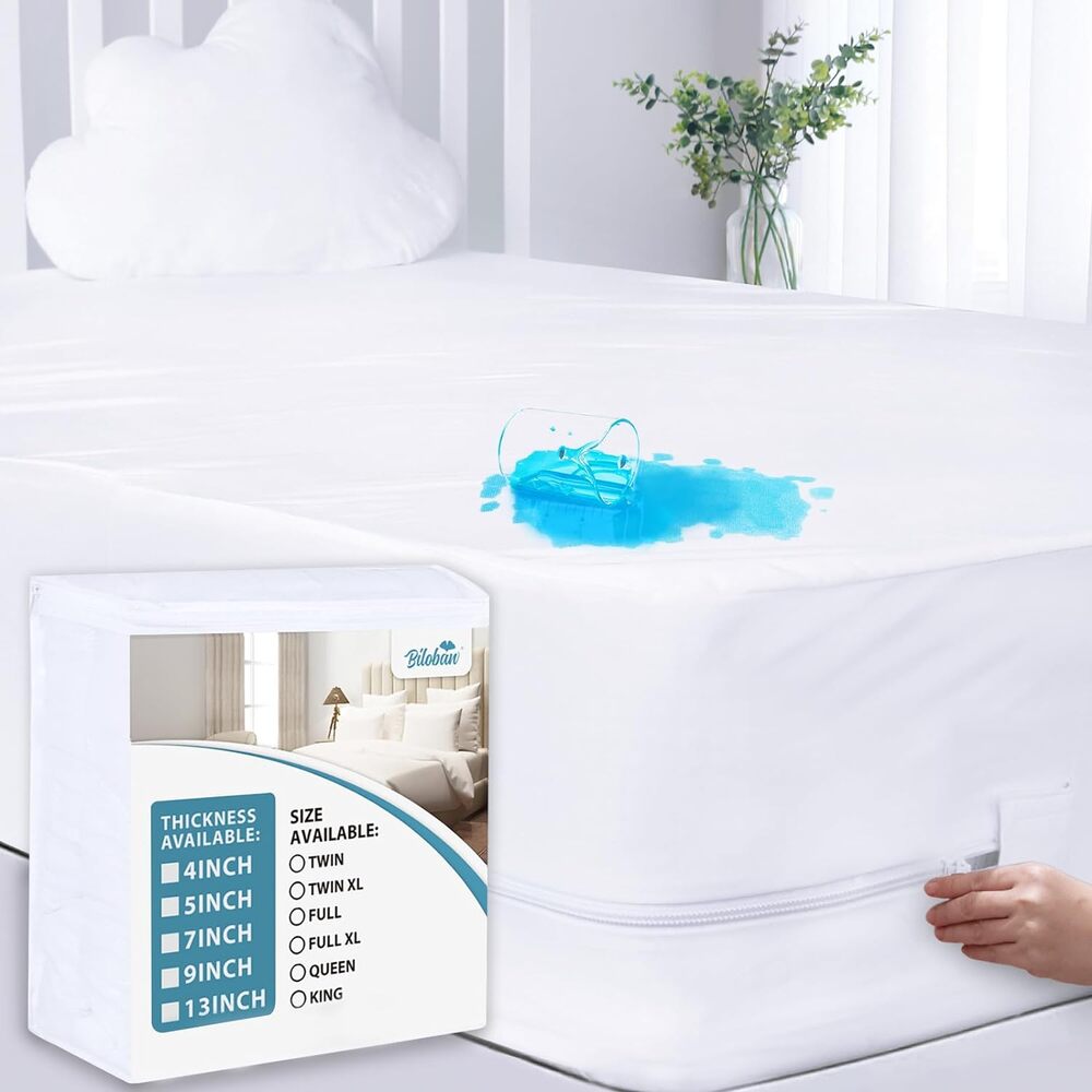 Biboban Zippered Queen Mattress Protector 4, Waterproof